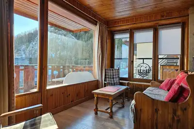 Image de Chalet 9 pers, garage et balcon proche des pistes