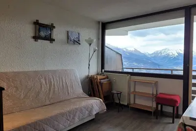 Image de Studio cosy pour 4 personnes avec balcon et proche des pistes