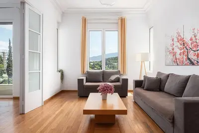 Image de Breathtaking Athens Apartment | 3 Bedrooms | Apartment Poney | Luxury Apartment Located in the Heart of Athens | Furnished Balcony | City View  | Acropolis