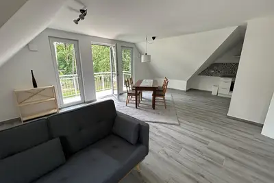 Image de Appartement 'Ferienwohnung Am Mellensee' avec vue sur le lac, jardin partagé et Wi-Fi
