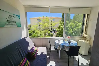Image de Studio 4 couchages, tout Ă pied, parking, climatisation mobile