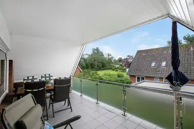 Image de Appartement \"Große Ferienwohnung\" avec jardin partagé et balcon