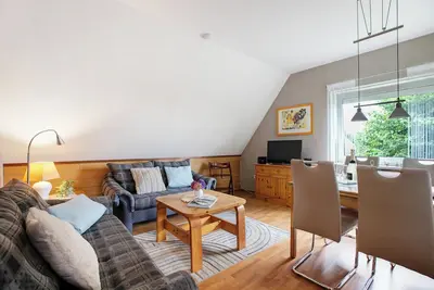Image de Appartement 'Kleine Ferienwohnung' avec jardin partagé et balcon