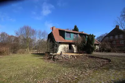 Image de Maison près du lac Krakow, parc naturel