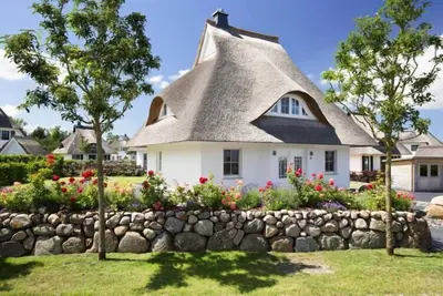 Image de Maison au bord de la lagune Bodden avec sauna
