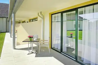 Image de Aparthotel au bord du Heidensee avec bateaux