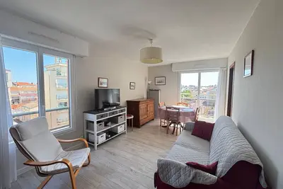 Image de Appartement 2 pièces accès direct plage, parking privé