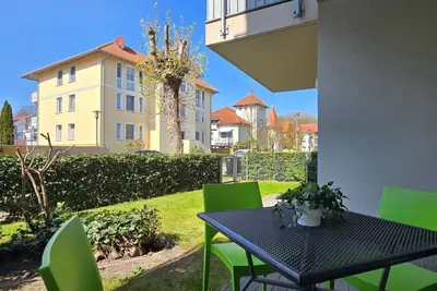 Image de Ferienwohnung L29- \"rosenort\" - Barrierefreie 3-zi. -fewo fĂĽr 4 Pers. - im Eg mit Terrasse