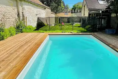 Image de Maison de charme à la campagne, piscine et jacuzzi au bord du Golf