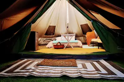 Glamping Tent in the Smoky Mountains