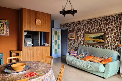 Image de 2 Pièces pour 6 personnes exposé Nord, petit balcon et belle vue