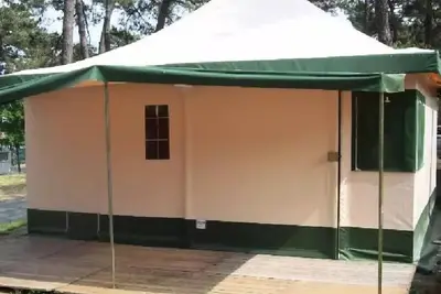 Image de Pagan-Zelt 25 M2 Mit SANITÄR, Wirtschaftlicher Bereich 4 Personen