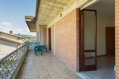 Appartement avec piscine prטs du lac Trasimטne