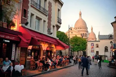 Image de View On The Sacre CĹ’UR- Montmartre, Overlooking The Rooftops Of Paris