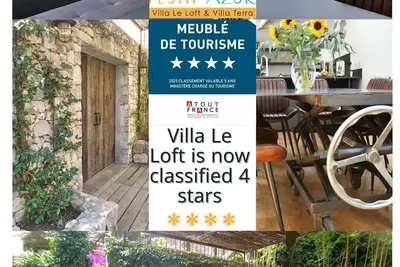 Image de Villa Le Loft classée 4 étoiles 5 min à pied du Palais des Festivals et plages
