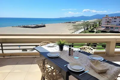 Image de Canet-en-Roussillon - T3 Moderne & Cosy - 6 pers - Clim, Garage - Piscine