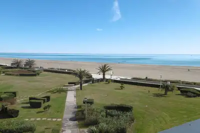 Image de Canet-en-Roussillon - T2 cabine - 6 pers - Garage fermé - Wifi