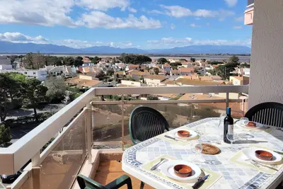Image de Canet-en-Roussillon T3, 5e étage, vue mer et Canigou