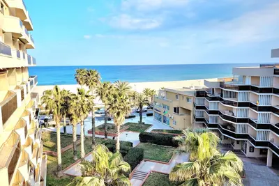 Image de Canet-en-Roussillon T3 - 4 pers, Clim, Wifi, Parking, Loggia, 3 étoiles