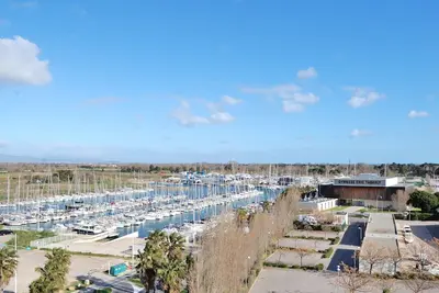 Image de Canet-en-Roussillon, Appt T3 Climatisé Avec Pkg, 4-6 Pers, Terrasse, 3***