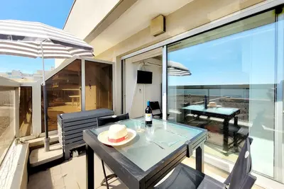 Image de Canet-en-Roussillon - Studio 2 pers - Vue mer - Résidence calme