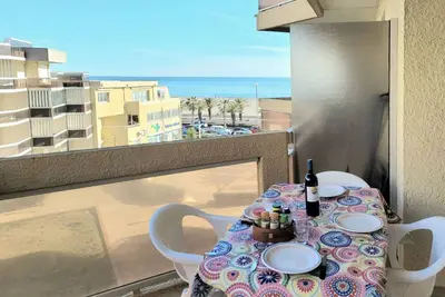 Image de Canet-en-Roussillon T2 - 3 pers, Front de Mer, Ascenseur