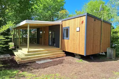 Image de Mobil home 2 chambres haut de gamme climatisé