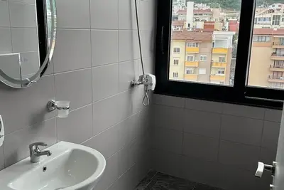 Image de Modern downtown room with private bathroom. Pets allowed.