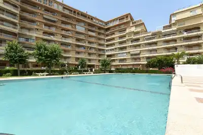 Iris -  Cozy flat with shared pool near the beach with Free Wifi