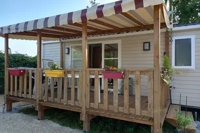 Image de Location de mobilhome spatieux de 40m² dans un camping 3* au calme