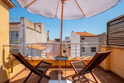 Image de Appartement de vacances L'Escala pour 1 - 4 personnes avec 2 chambres à coucher - Maison jumelée