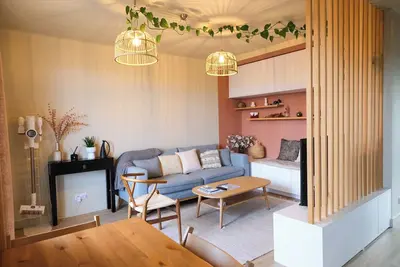 Image de Bel appartement neuf au calme pour 4 personnes. Wifi, clim, parking, balcon
