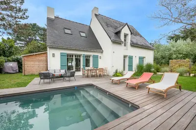 Image de Maison pour 8 - Piscine chauffée - 100m de la plage