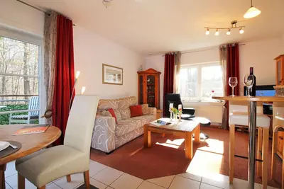 Image de Landhaus Ostseeblick We 13: friendly 2-room apartment with balcony close to the beach