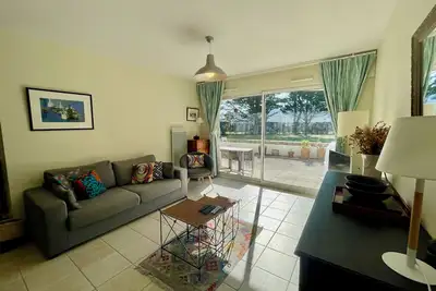 Image de \"La Terrasse d'Eden\" 6p, Wifi, Grande Plage à 200m- linge et ménage inclus