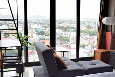 Image de Cozy Modern loft with Co-workingt WiFi, fitness room in enjoyable CdMX
