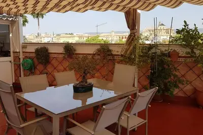 Image de Maison-Appartement-Salle de bain privée extérieure-Vue historique-Al Pie del. . .