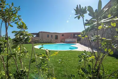 Image de Appartement de vacances \"Stella Maris\" avec vue sur la mer, piscine partagée et terrasse privée