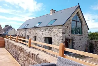 Image de La Petite Ferme Du Cotentin dans un village Ă 5 mn de la mer.