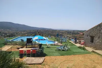 Maison de vacances 'Masia Mas Del Rey' avec vue montagne, piscine privée et Wi-Fi