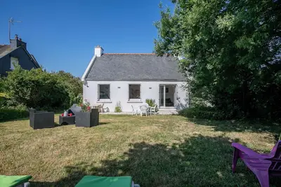 Image de Maison de vacances 'Maison Bretonne' avec terrasse privée, jardin privé et balcon
