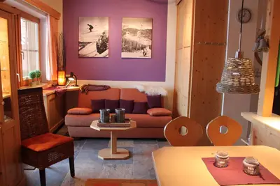 Image de Cozy apartment with mountain view, sauna, and close to the slopes