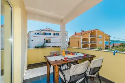 Image de Vacation apartment for 6 guests & dog with balcony with sea view and pool -150m to the sea