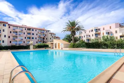 Image de Studio Alcôve en Front de Mer avec Piscine, Terrasse et Parking à Saint Cyprien