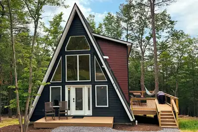 Modern A-Frame Cabin in the Heart of the Shenandoah Valley