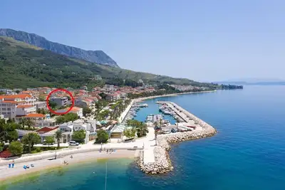 Image de Appartement d'une chambre avec le balcon Tucepi, Makarska (A-23256-b)