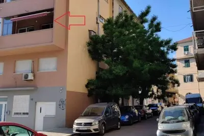 Image de Appartement d'une chambre avec le balcon et la vue sur le mer Split (A-23407-a)