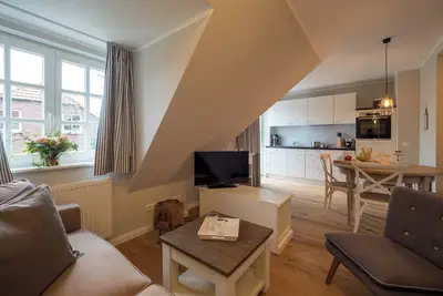 Image de Freundlich und GemĂĽtlich Eingerichtet Ferienwohnung mit Individuellen Charme