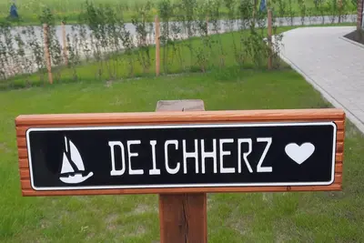 Image de Ferienwohnung \"deichherz\"