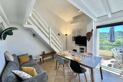 Image de Appartement 3 pièces avec piscine, clim et Wi-Fi à Porticcio